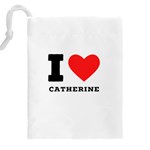 I love catherine Drawstring Pouch (4XL) Back