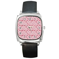 Pattern 107 Square Metal Watch by GardenOfOphir