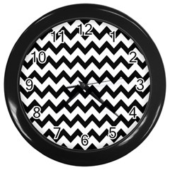 Pattern 111 Wall Clock (Black)