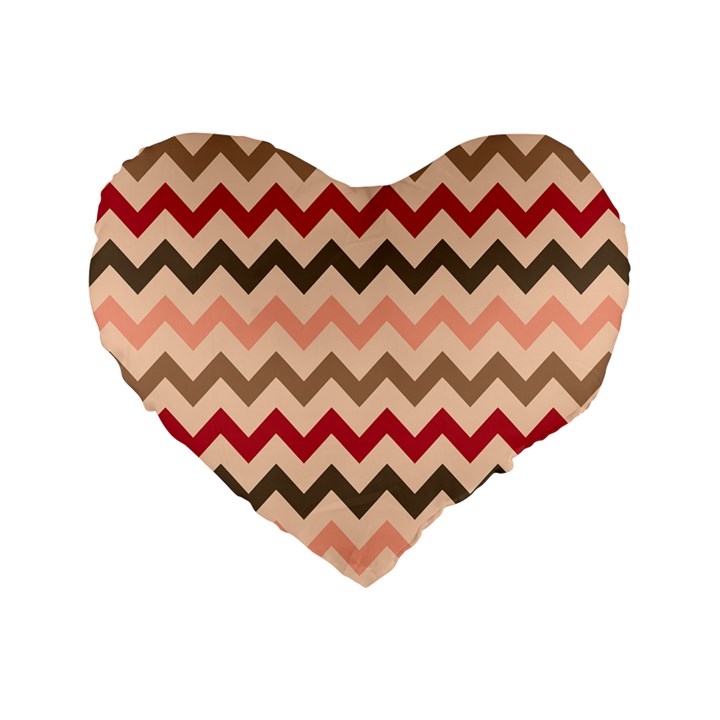 Pattern 112 Standard 16  Premium Flano Heart Shape Cushions