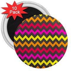 Pattern 113 3  Magnets (10 Pack)  by GardenOfOphir