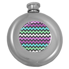 Pattern 115 Round Hip Flask (5 Oz) by GardenOfOphir