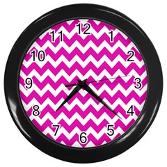 Pattern 118 Wall Clock (black) by GardenOfOphir