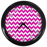 Pattern 118 Wall Clock (Black) Front