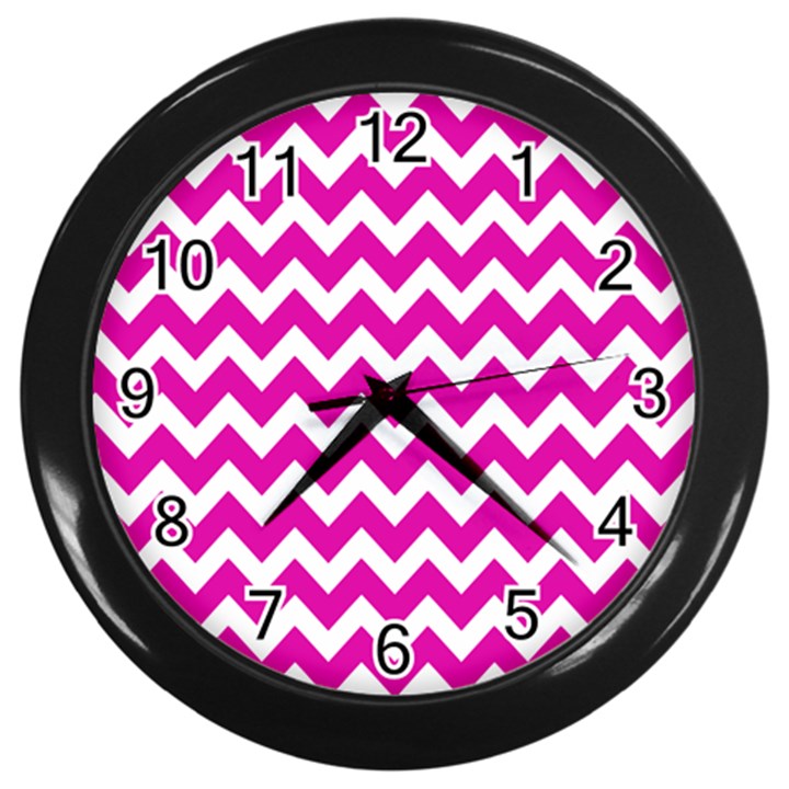 Pattern 118 Wall Clock (Black)