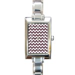 Pattern 121 Rectangle Italian Charm Watch Front