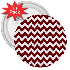 Pattern 123 3  Buttons (10 pack) 