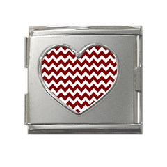 Pattern 123 Mega Link Heart Italian Charm (18mm)