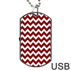 Pattern 123 Dog Tag USB Flash (One Side)