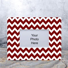 Pattern 123 White Tabletop Photo Frame 4 x6 