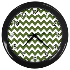 Pattern 126 Wall Clock (Black)