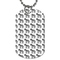 Pattern 129 Dog Tag (one Side) by GardenOfOphir