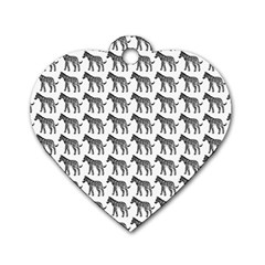 Pattern 129 Dog Tag Heart (two Sides) by GardenOfOphir