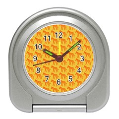 Pattern 132 Travel Alarm Clock by GardenOfOphir