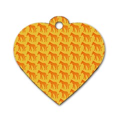 Pattern 132 Dog Tag Heart (one Side) by GardenOfOphir