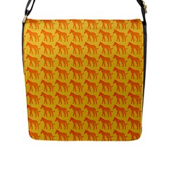 Pattern 132 Flap Closure Messenger Bag (l) by GardenOfOphir