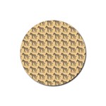 Pattern 133 Rubber Round Coaster (4 pack) Front