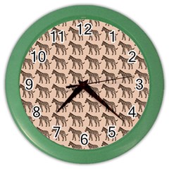 Pattern 135 Color Wall Clock by GardenOfOphir