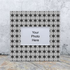 Pattern 138 White Box Photo Frame 4  X 6  by GardenOfOphir