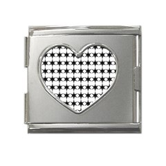 Pattern 137 Mega Link Heart Italian Charm (18mm) by GardenOfOphir