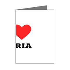 I Love Maria Mini Greeting Card by ilovewhateva