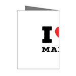 I love maria Mini Greeting Card Right