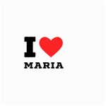 I love maria Large Garden Flag (Two Sides) Back