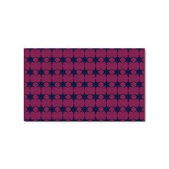 Pattern 140 Sticker Rectangular (10 Pack)