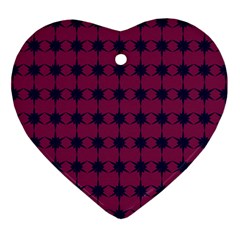 Pattern 140 Heart Ornament (two Sides) by GardenOfOphir