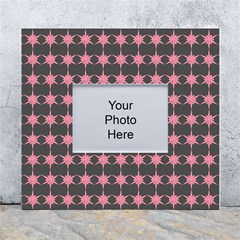 Pattern 139 White Wall Photo Frame 5  X 7  by GardenOfOphir