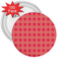 Pattern 142 3  Buttons (100 Pack)  by GardenOfOphir