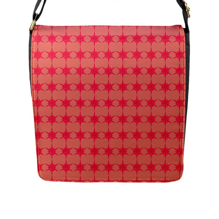 Pattern 142 Flap Closure Messenger Bag (L)