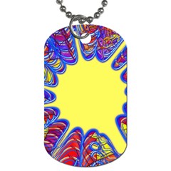 Explosion Big Bang Colour Structure Dog Tag (two Sides) by Semog4