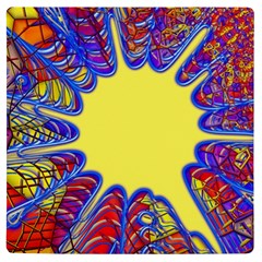 Explosion Big Bang Colour Structure Uv Print Square Tile Coaster  by Semog4