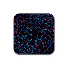 Artificial Intelligence Network Rubber Coaster (square) by Semog4