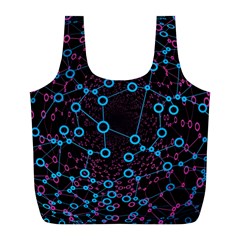 Artificial Intelligence Network Full Print Recycle Bag (l) by Semog4