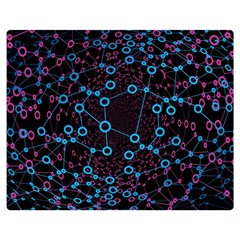 Artificial Intelligence Network Premium Plush Fleece Blanket (medium) by Semog4