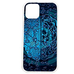 Artificial Intelligence Network Blue Art iPhone 12 Pro max TPU UV Print Case