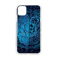 Artificial Intelligence Network Blue Art iPhone 11 TPU UV Print Case