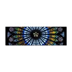 Mandala Floral Rose Window Strasbourg Cathedral France Sticker (Bumper) Front