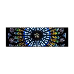 Mandala Floral Rose Window Strasbourg Cathedral France Sticker Bumper (100 Pack) by Semog4