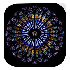 Mandala Floral Rose Window Strasbourg Cathedral France Stacked Food Storage Container by Semog4