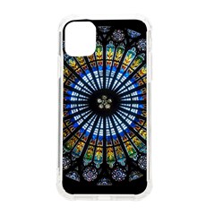 Mandala Floral Rose Window Strasbourg Cathedral France Iphone 11 Tpu Uv Print Case by Semog4