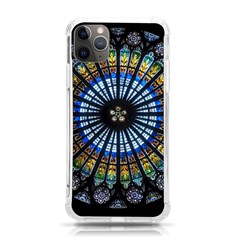 Mandala Floral Rose Window Strasbourg Cathedral France Iphone 11 Pro Max 6 5 Inch Tpu Uv Print Case by Semog4