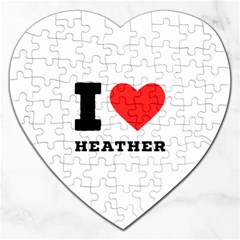 I love heather Jigsaw Puzzle (Heart)