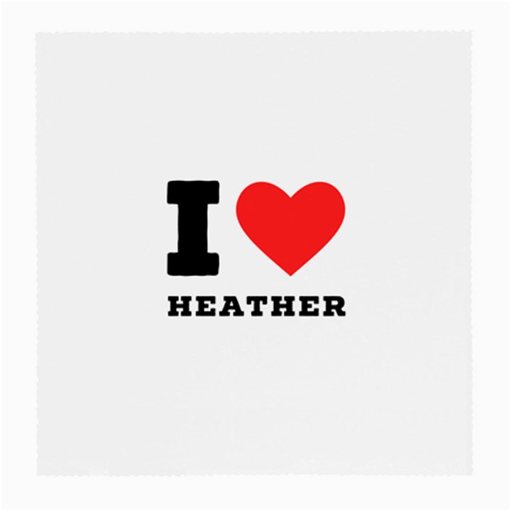 I love heather Medium Glasses Cloth (2 Sides)