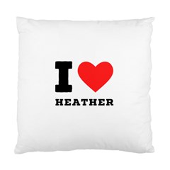 I love heather Standard Cushion Case (Two Sides)