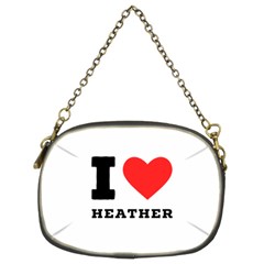 I Love Heather Chain Purse (two Sides) by ilovewhateva