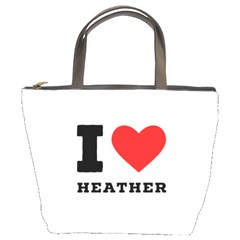 I Love Heather Bucket Bag by ilovewhateva