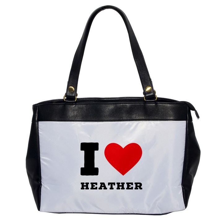 I love heather Oversize Office Handbag